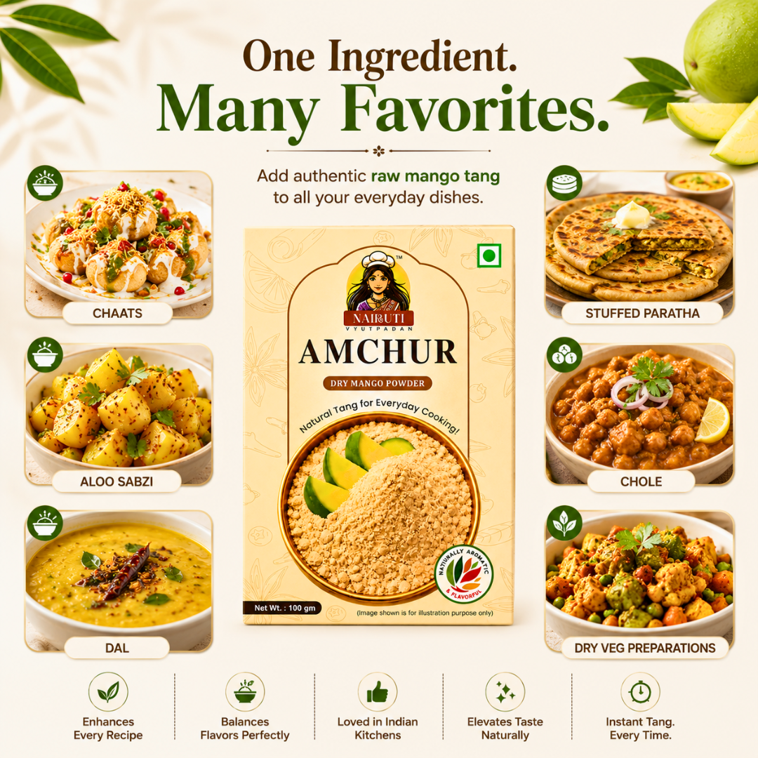 Amchur Powder | Dry Mango Powder for Tangy Indian Cooking, Chaat & Curries