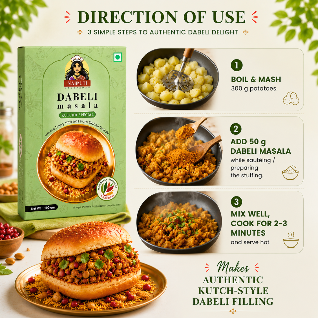 Kutchi Dabeli Masala | Authentic Kutchi Street Food Masala Mix