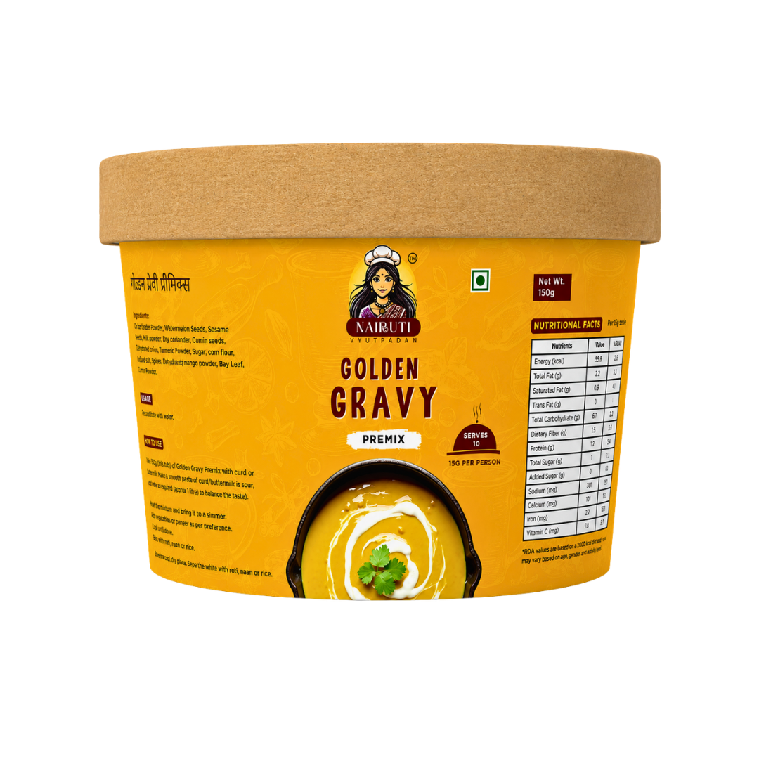 Golden Gravy Premix | Shahi Paneer, Veg Korma & Kofta Curry Base