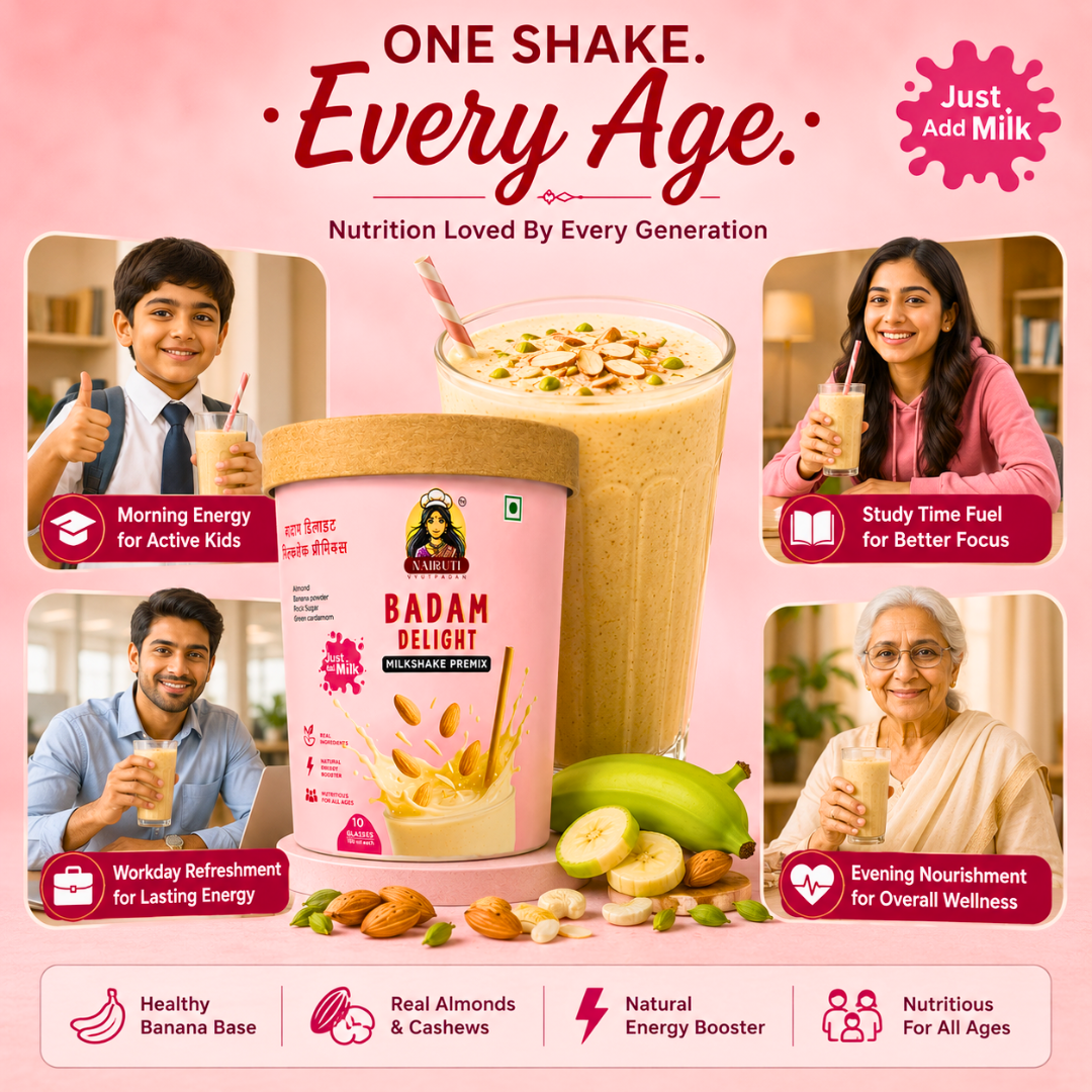 Badam Delight Milkshake Premix | Badam Milkshake Premix