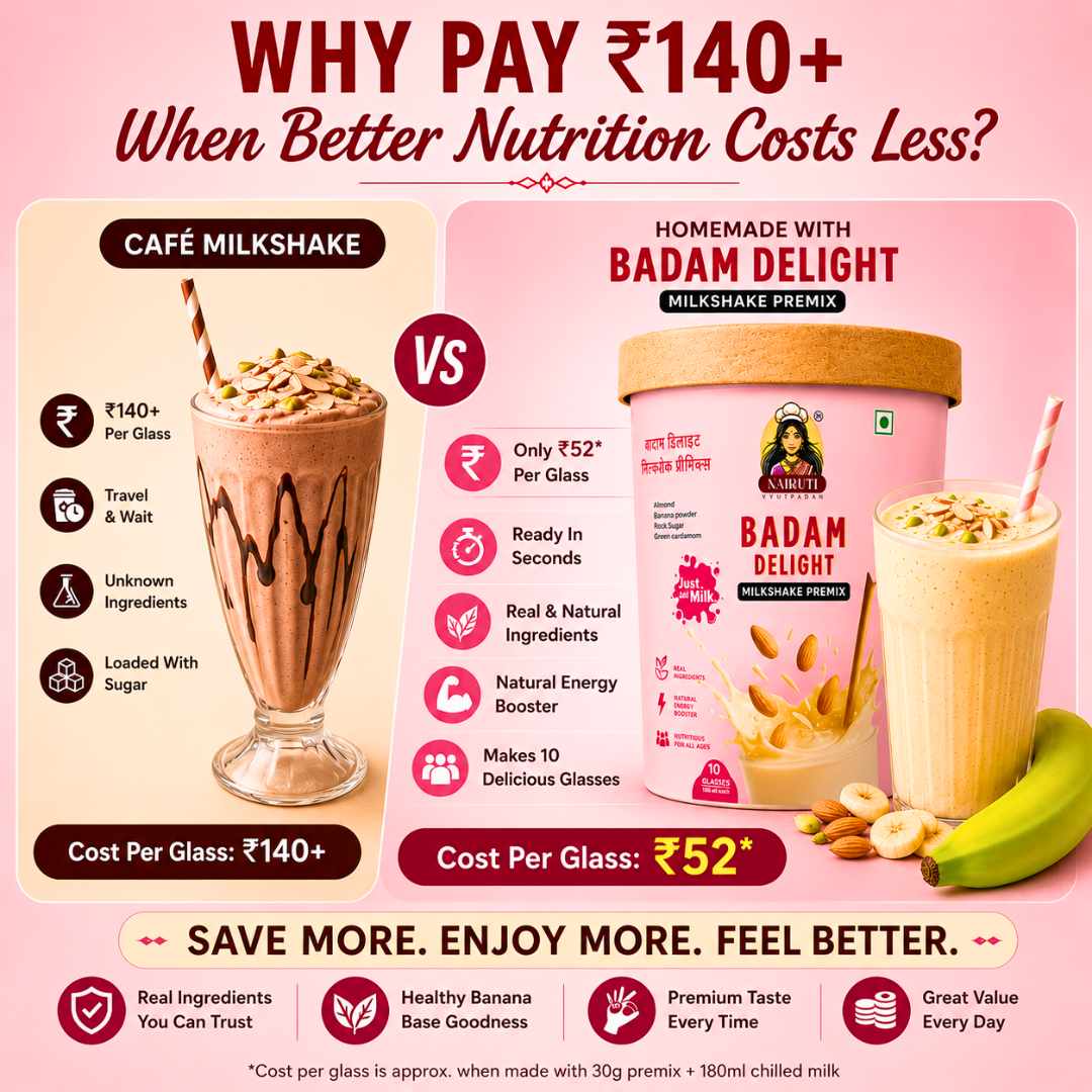 Badam Delight Milkshake Premix | Badam Milkshake Premix