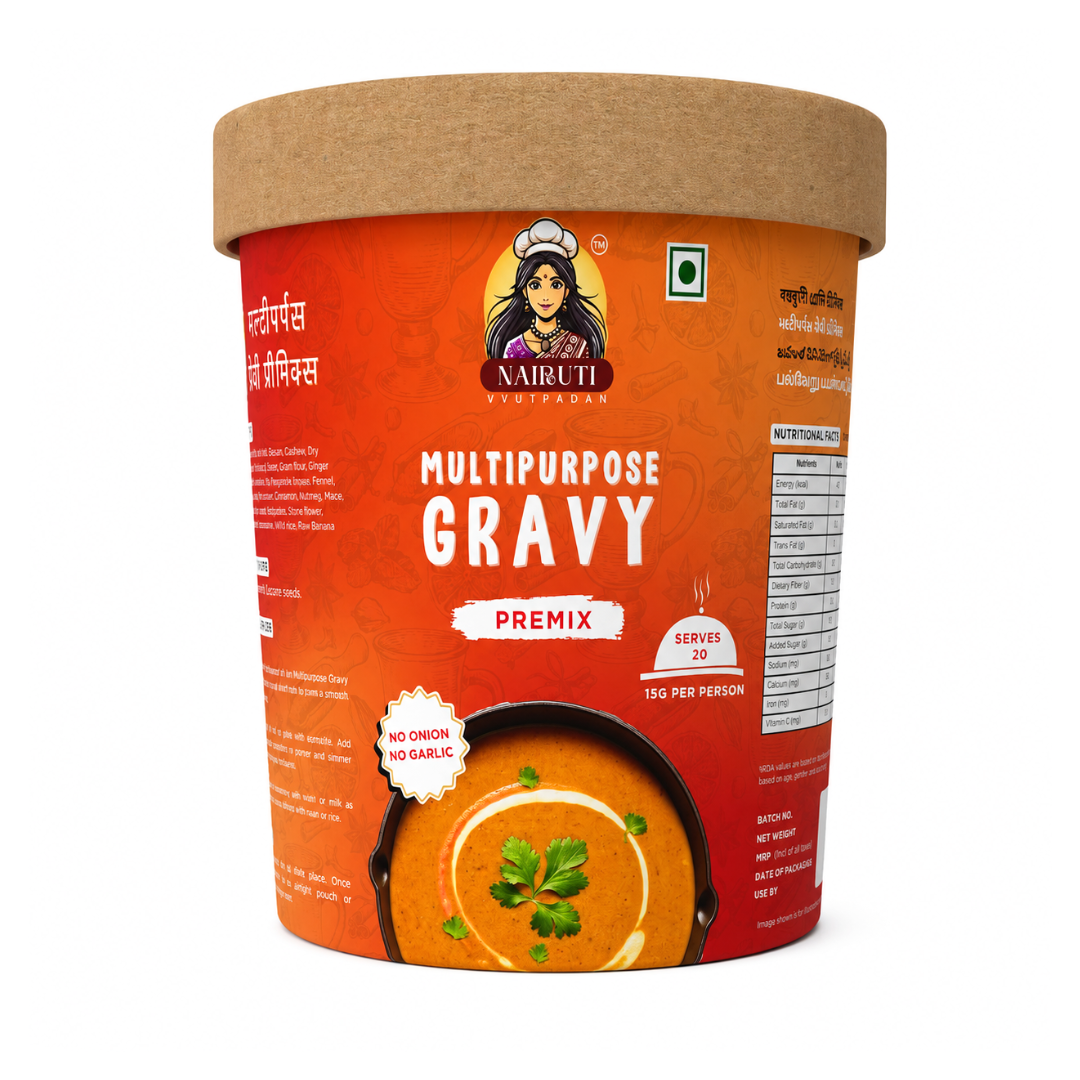 Jain: Jain Multipurpose Gravy Premix | No Onion No Garlic | Made for All Paneer & Veg Curries