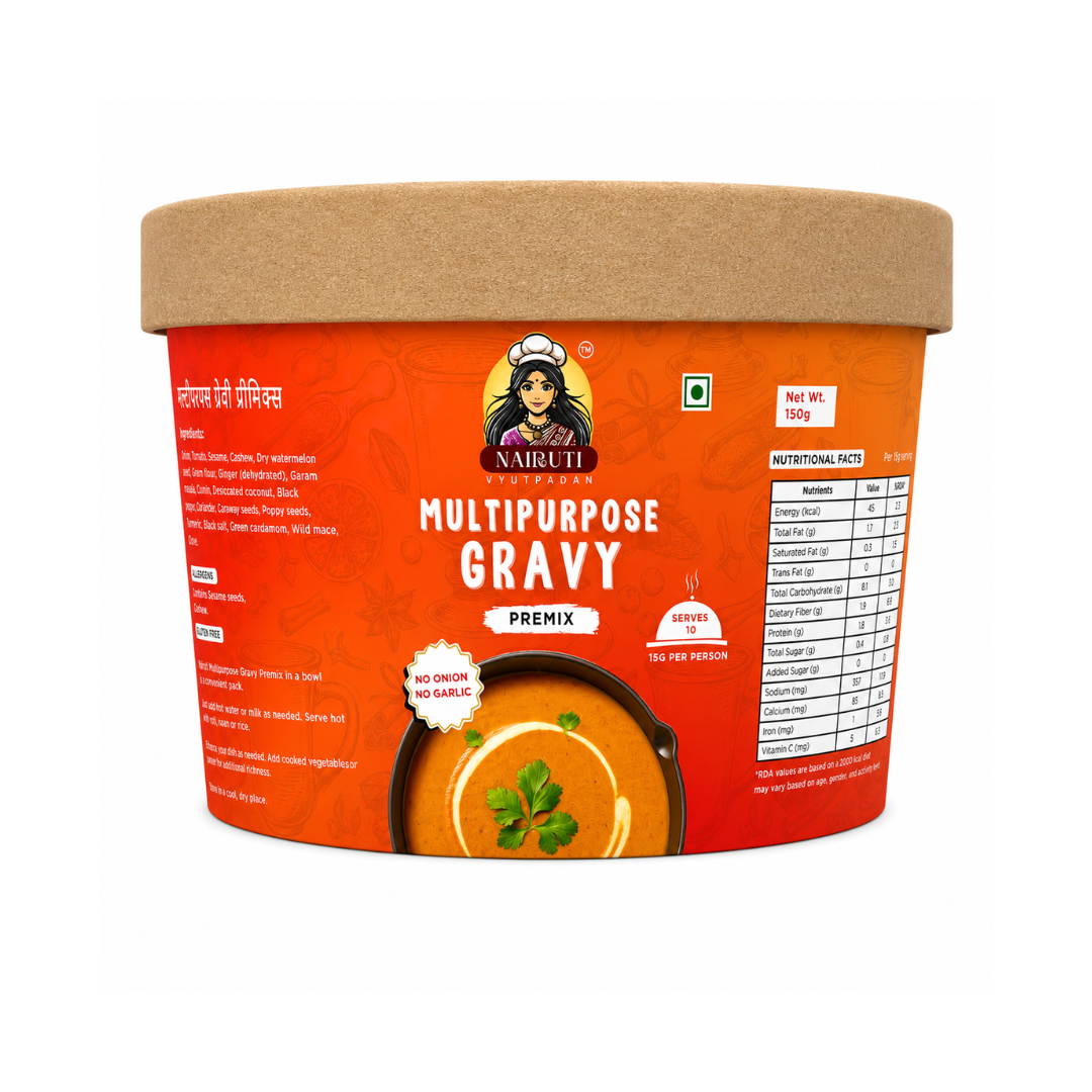 Jain: Jain Multipurpose Gravy Premix | No Onion No Garlic | Made for All Paneer & Veg Curries