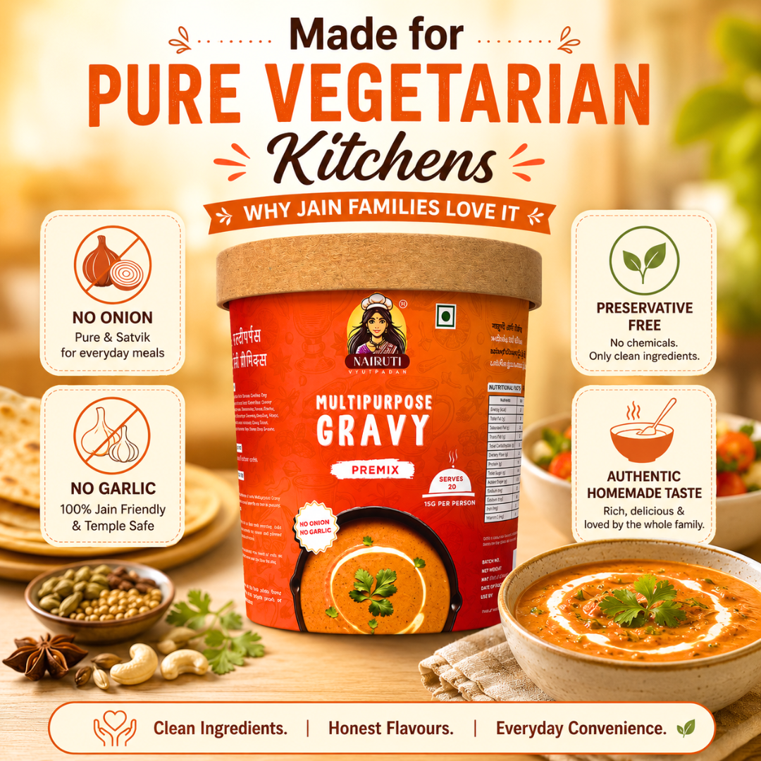 Jain: Jain Multipurpose Gravy Premix | No Onion No Garlic | Made for All Paneer & Veg Curries