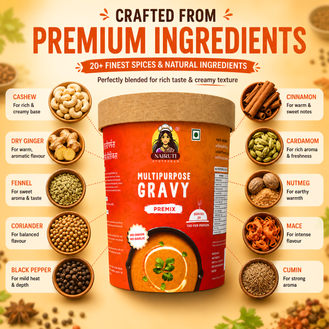Jain: Jain Multipurpose Gravy Premix | No Onion No Garlic | Made for All Paneer & Veg Curries