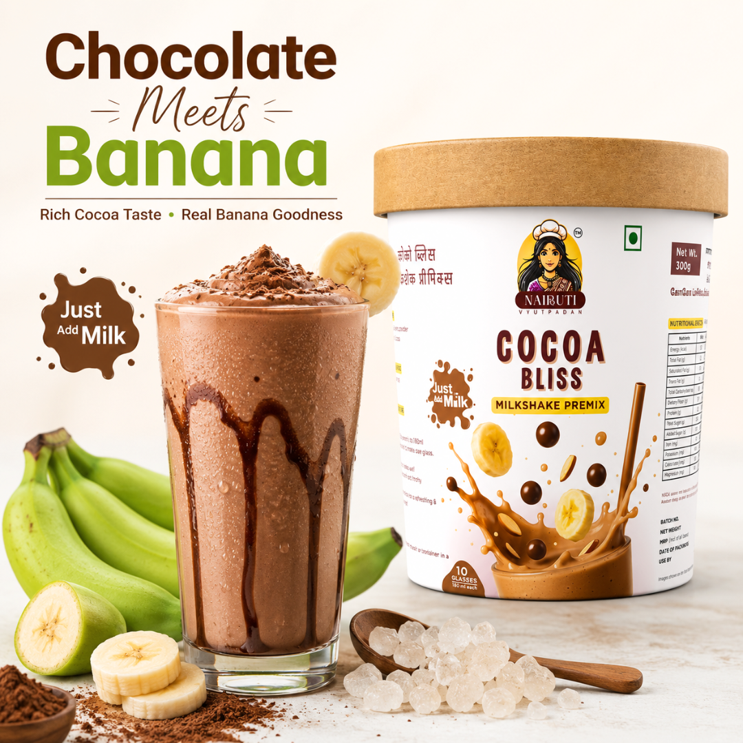 Cocoa Bliss Milkshake Premix | Cocoa Milkshake Premix