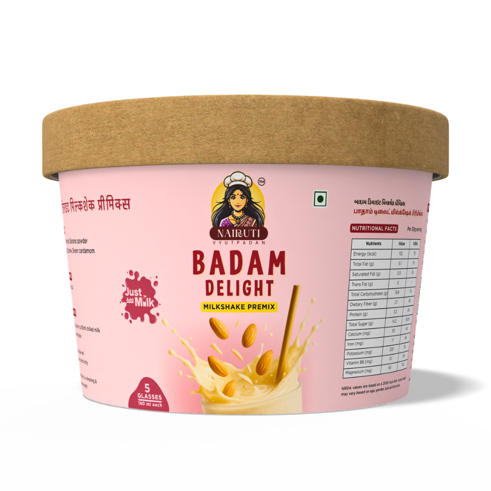 Badam Delight Milkshake Premix | Badam Milkshake Premix