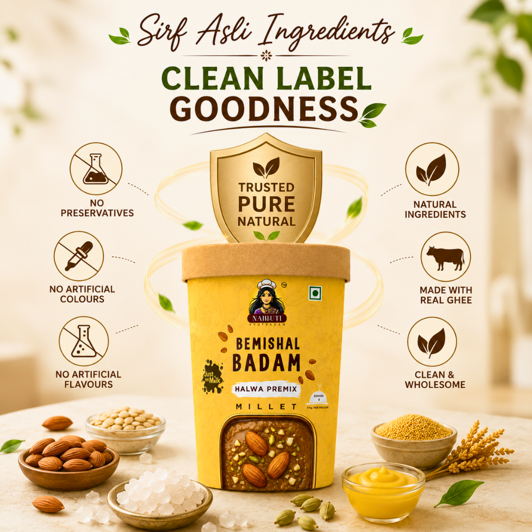 Badam Millet Halwa Premix | Instant Almond Dessert Mix | Serves 8