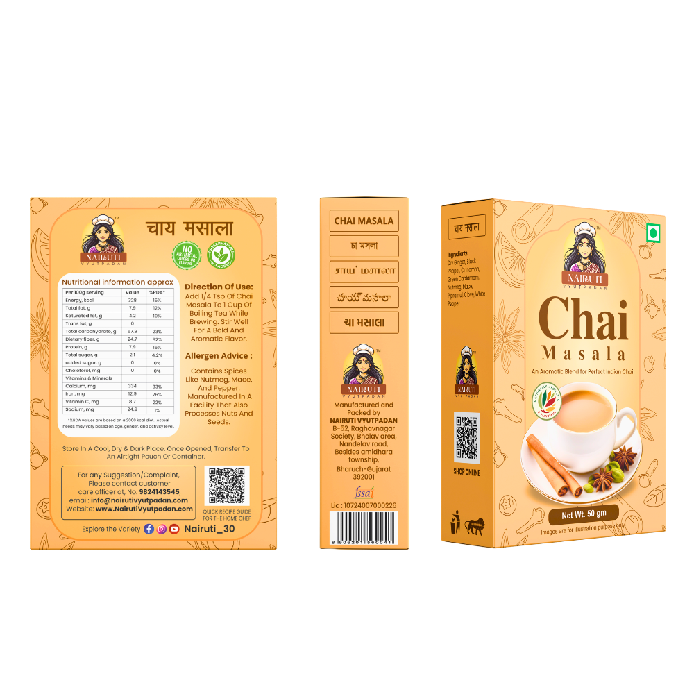 Tea Time Combo | Ginger Elaichi, Ginger Pepper & Tulsi Pudina Chai Masala | 50g each