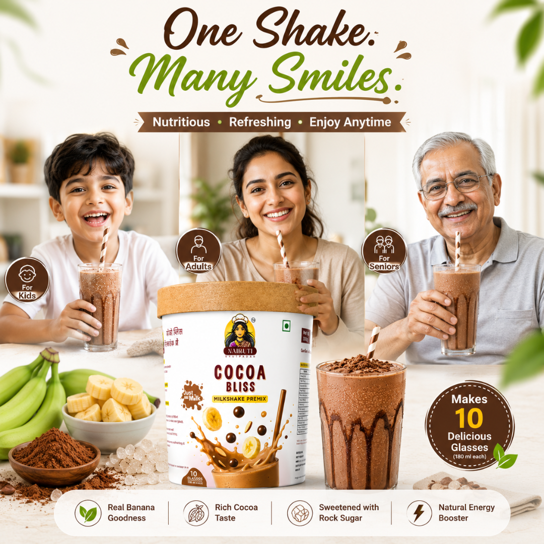 Cocoa Bliss Milkshake Premix | Cocoa Milkshake Premix