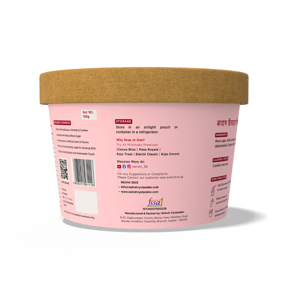 Signature Milkshake Combo | Makes 15 Glasses | Cocoa, Pista & Badam Instant Milkshake Premix