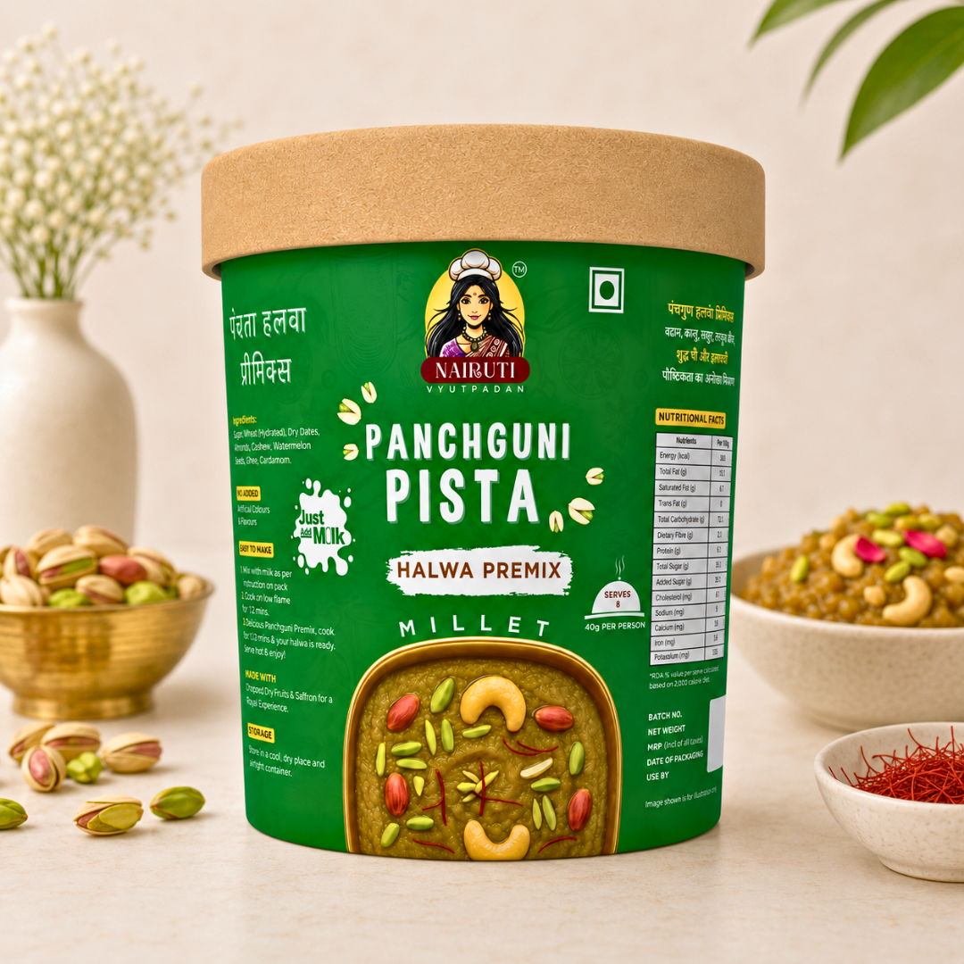 Pista Millet Halwa Premix | Pistachio Halwa Ready in Minutes