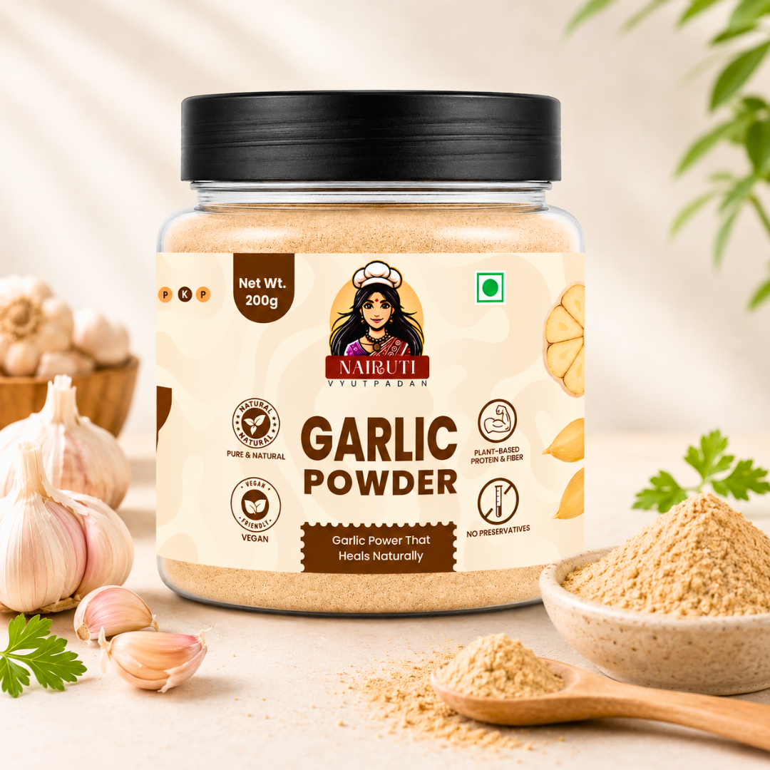 Pure Garlic Powder | Sun-Dried Garlic Seasoning for Everyday Cooking