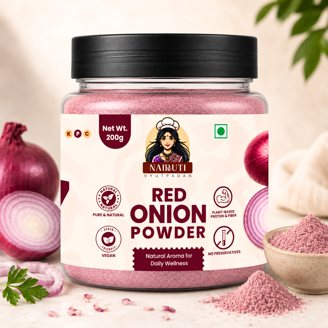 Premium Red Onion Powder | Made from Real Red Onions | No Preservatives