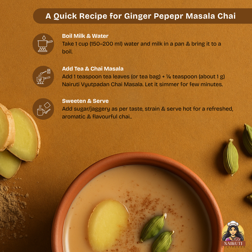 Chai Masala – Ginger Elaichi Flavor