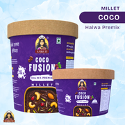 Coco Fusion Halwa Premix with Millet | Instant Chocolate Dessert Mix