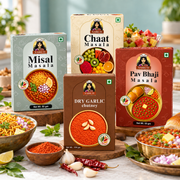 Nairuti Mumbai Street Box: Pav Bhaji, Misal, Garlic Chutney and Chaat