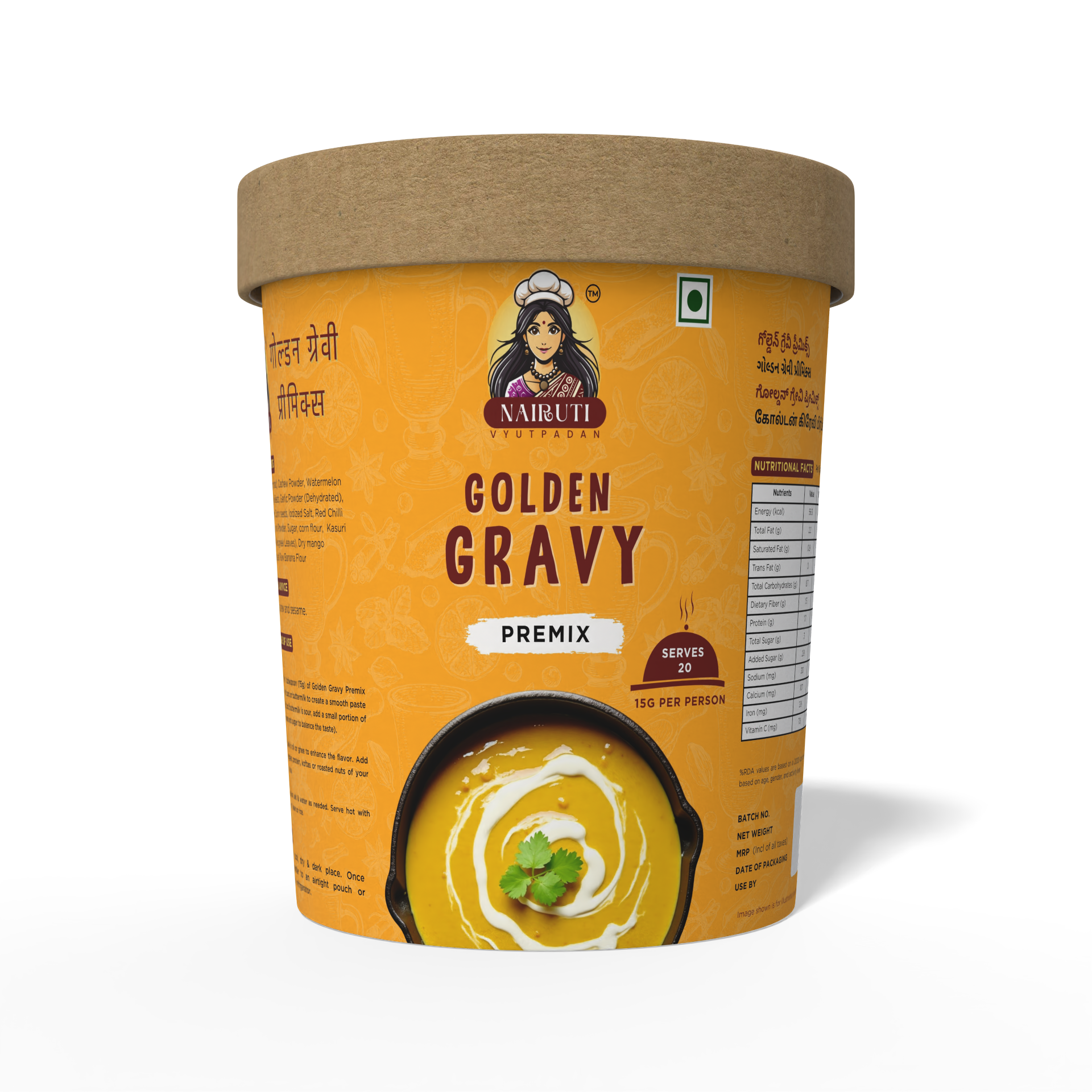 Golden Gravy Premix | Instant Curry Base Mix