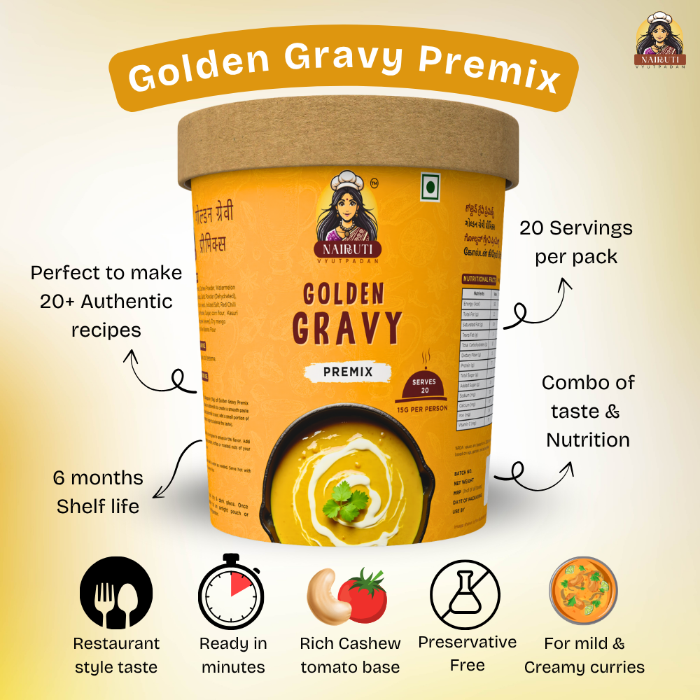 Golden Gravy Premix | Instant Curry Base Mix