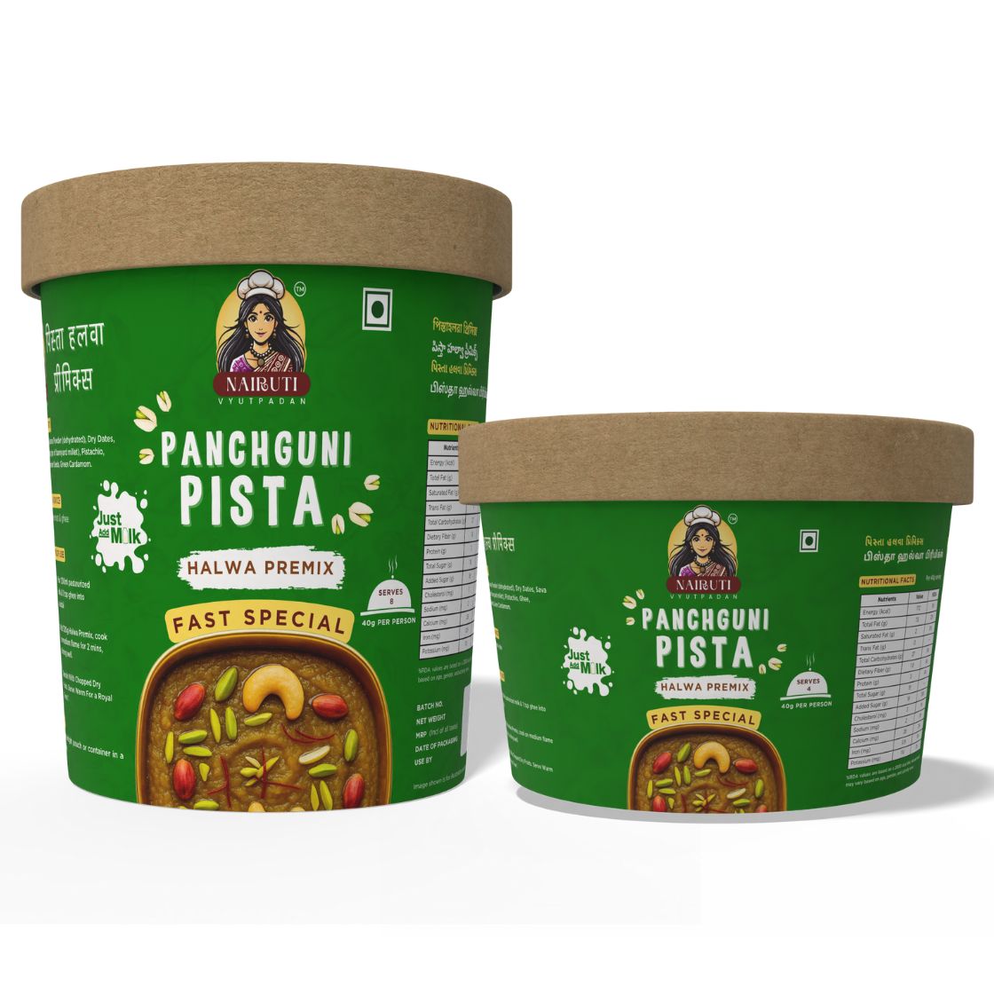 Pista Halwa Premix Fast Special | Instant Pistachio Dessert Mix