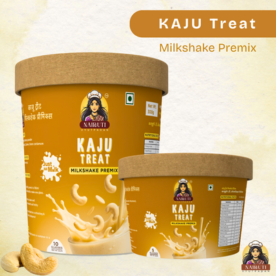 Kaju Treat Milkshake Premix | Instant Cashew Flavored Drink Mix