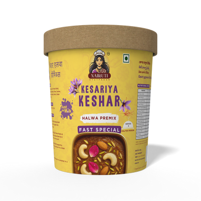 Kesariya Kesar Halwa Premix Fast Special | Instant Saffron Dessert Mix