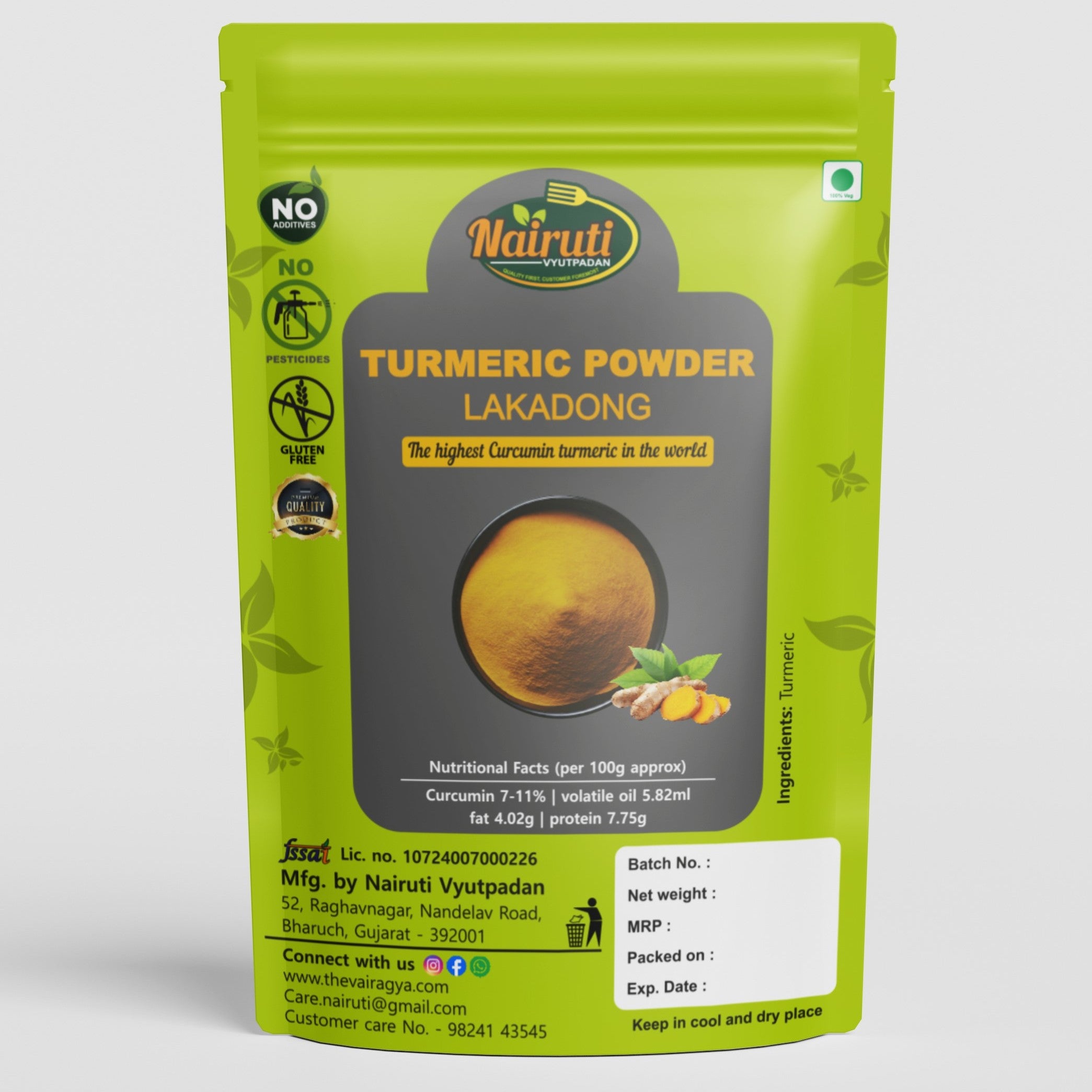 Lakadong Turmeric Powder