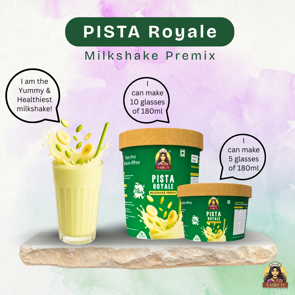 Pista Royale Milkshake Premix | Instant Pistachio Flavored Drink Mix