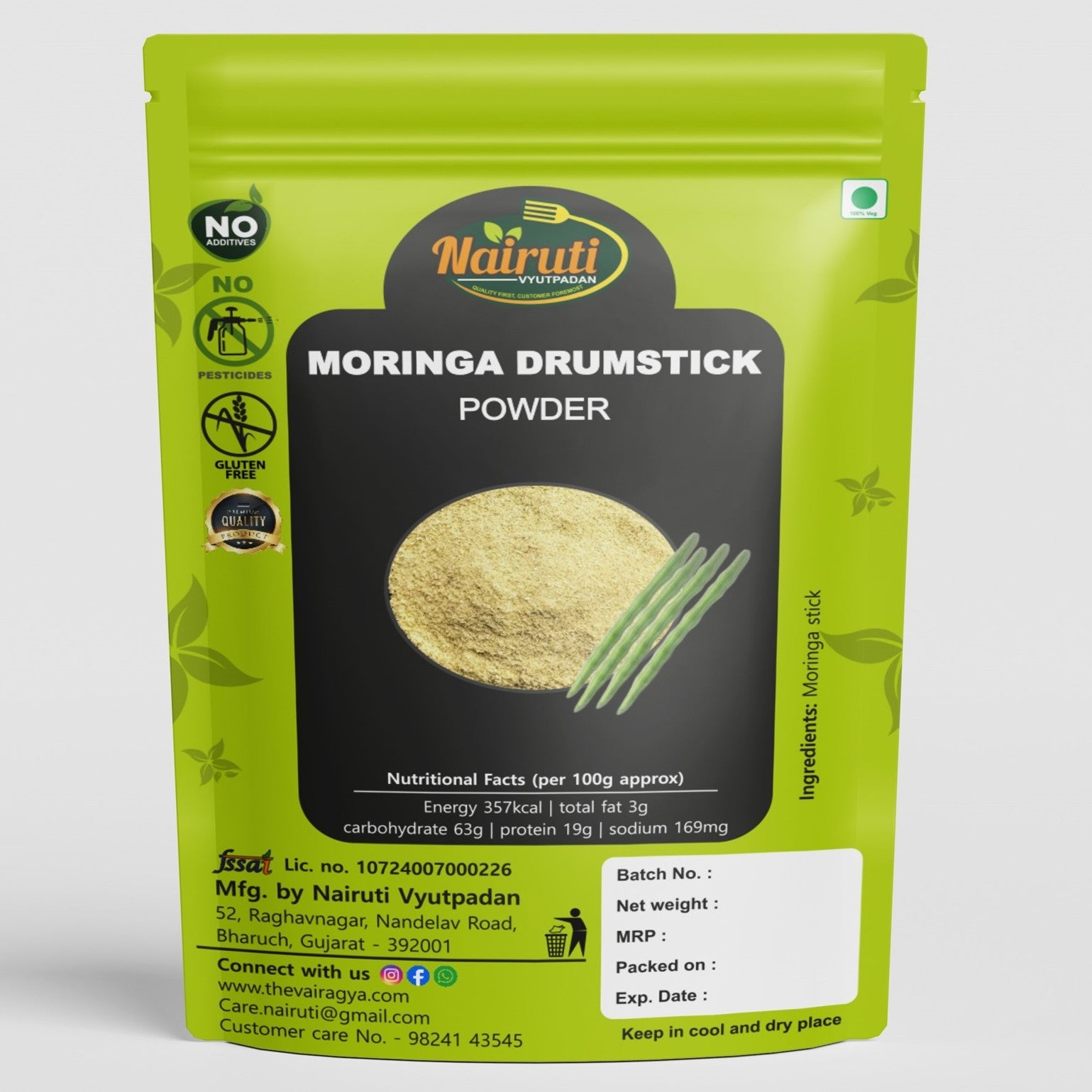 Moringa Stick Powder
