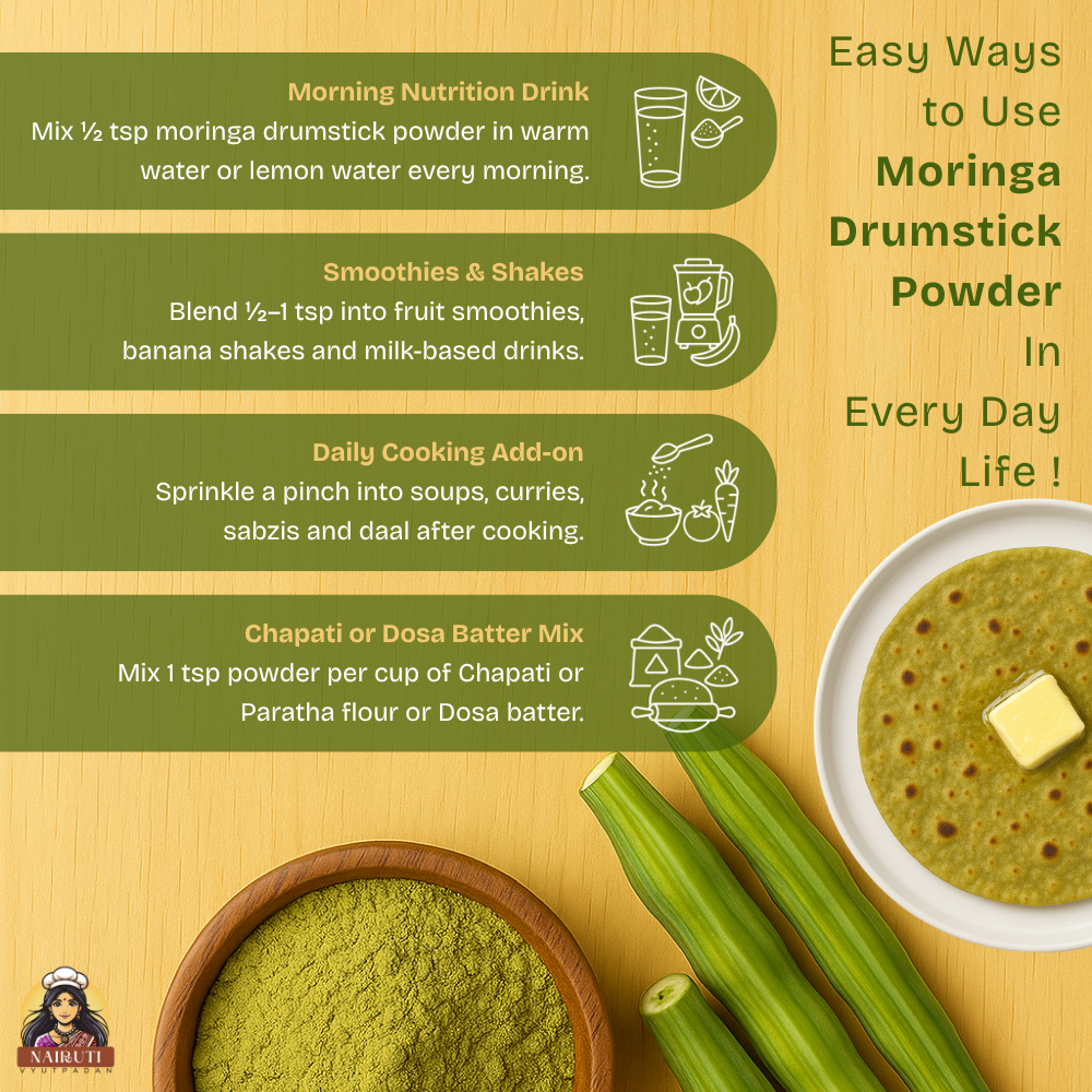 Moringa Drumstick Powder (Sahjan Sing)