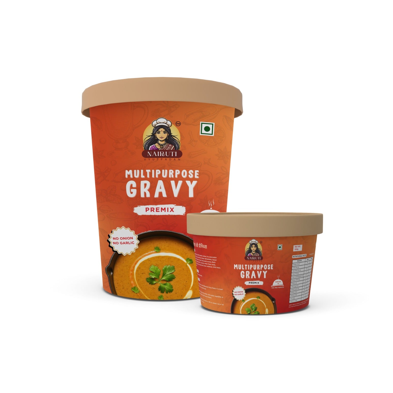 Multipurpose Gravy Premix (Jain) | Instant Curry Base Mix (No Onion No Garlic)