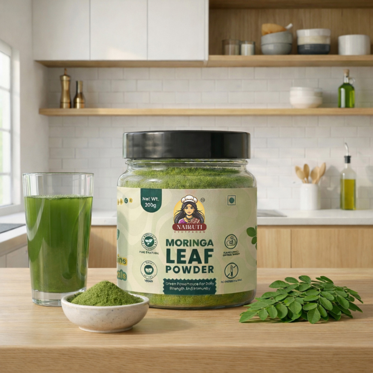 Moringa Leaf Powder (Sahjan Patti) – Nairuti Vyutpadan