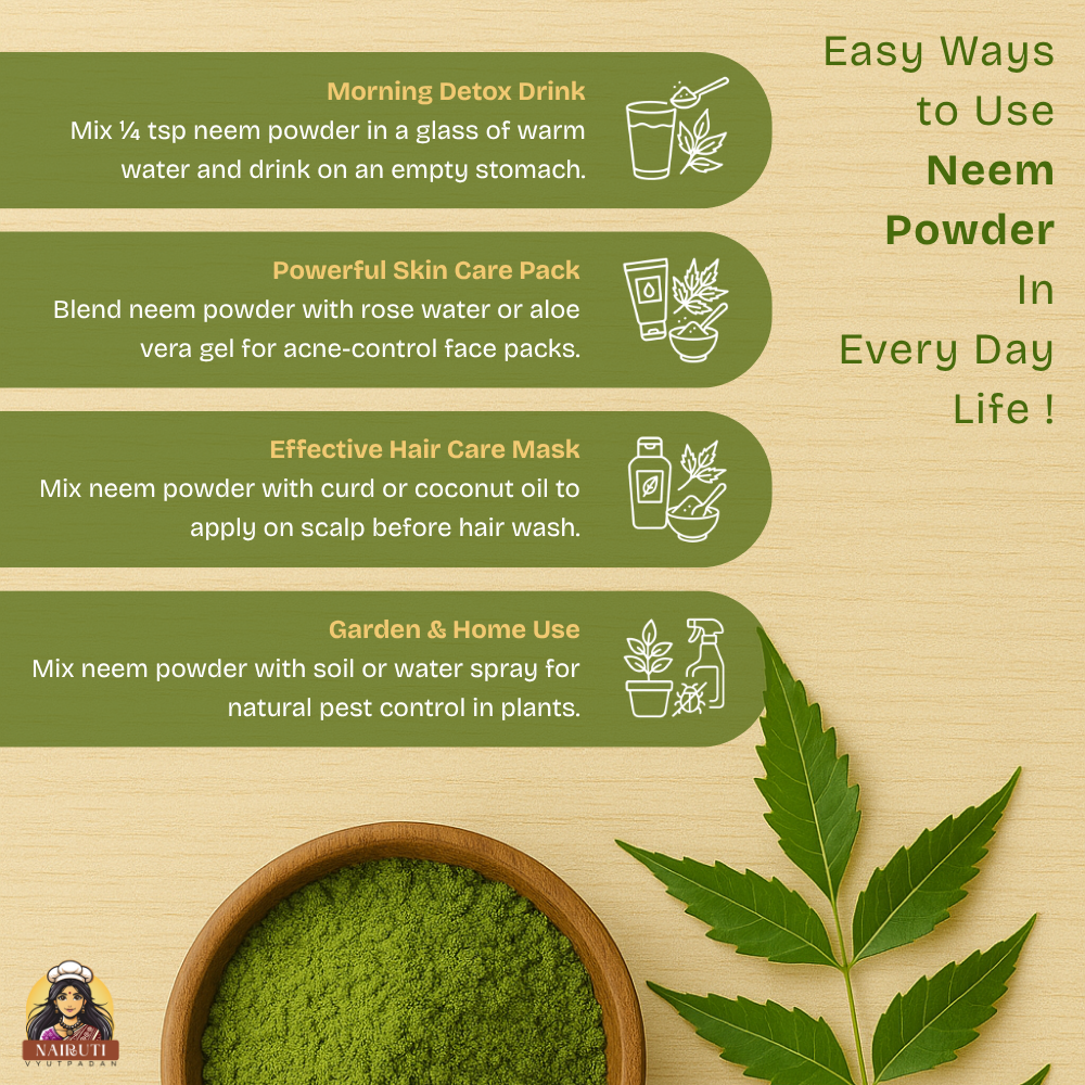 Neem Powder (Kadva Neem)