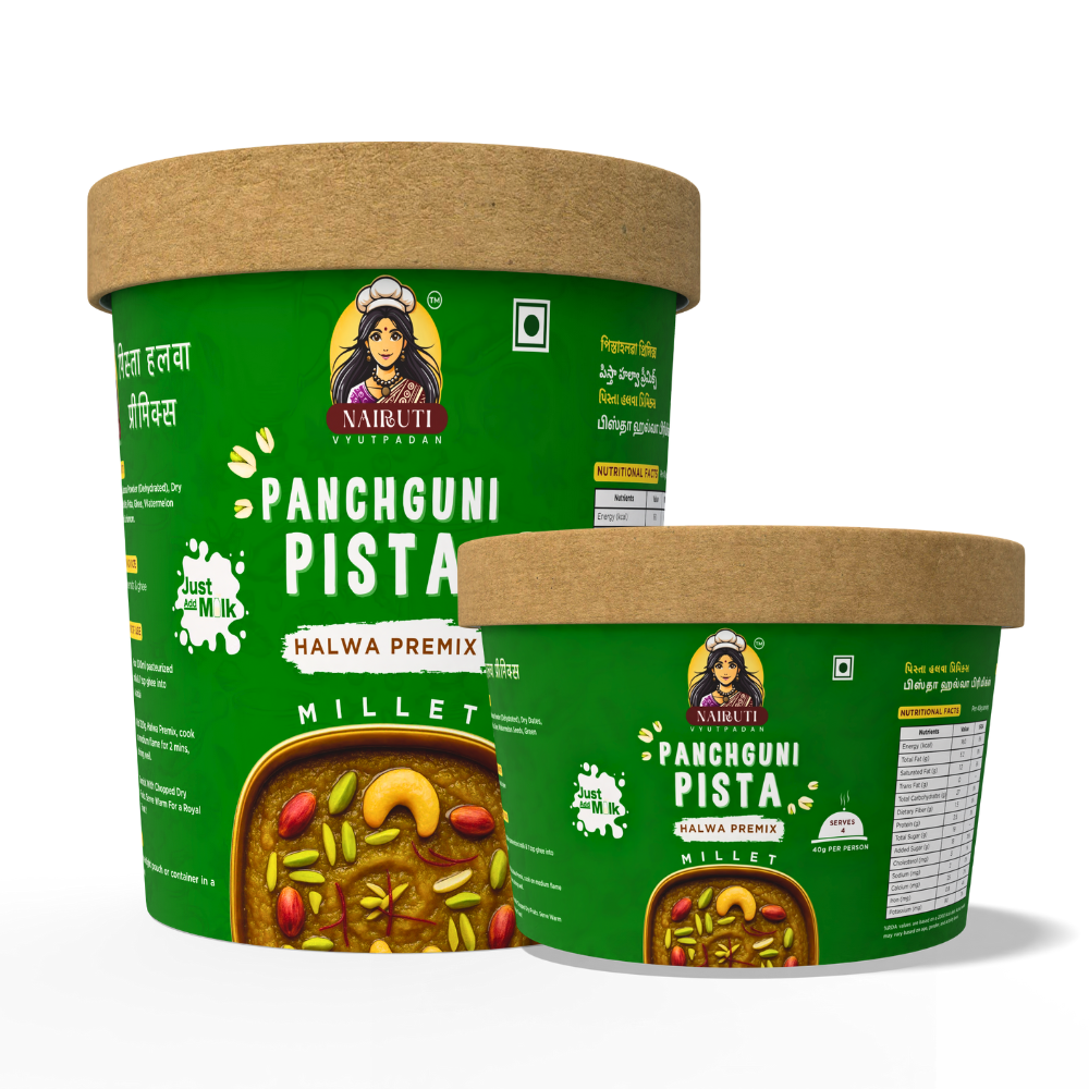 Pista Millet Halwa Premix | Pistachio Halwa Ready in Minutes