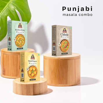 Punjabi Masala Combo | Kitchen King, Chhole & Shahi Paneer Masala | 50g each