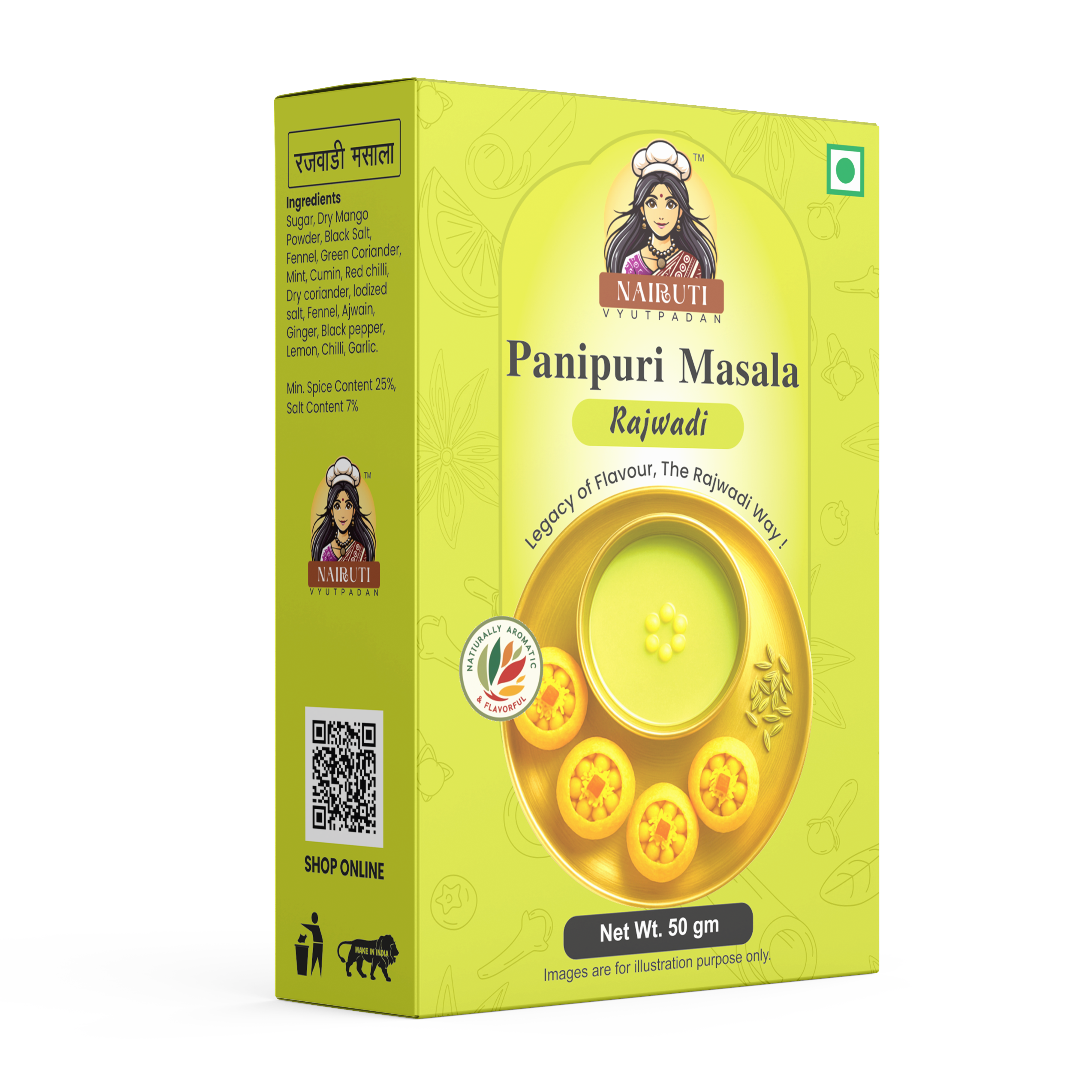 Panipuri Rajwadi Flavour Premix Powder