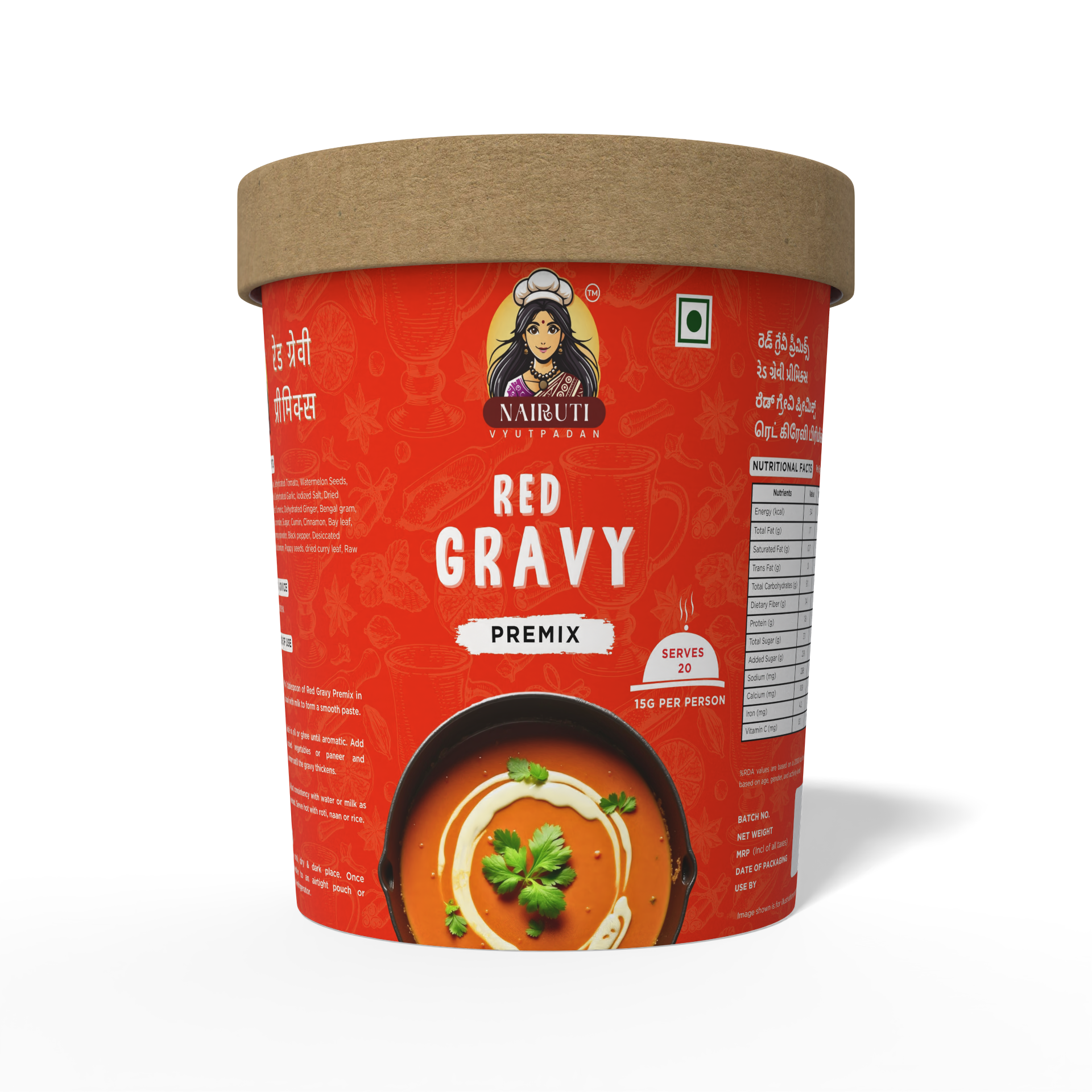 Red Gravy Premix | Instant Curry Base Mix