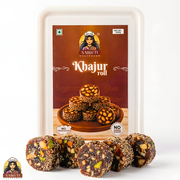 Khajur Roll | Premium Dates, Dryfruit & Poppy seeds | No Sugar Added | Healthy Energy Roll