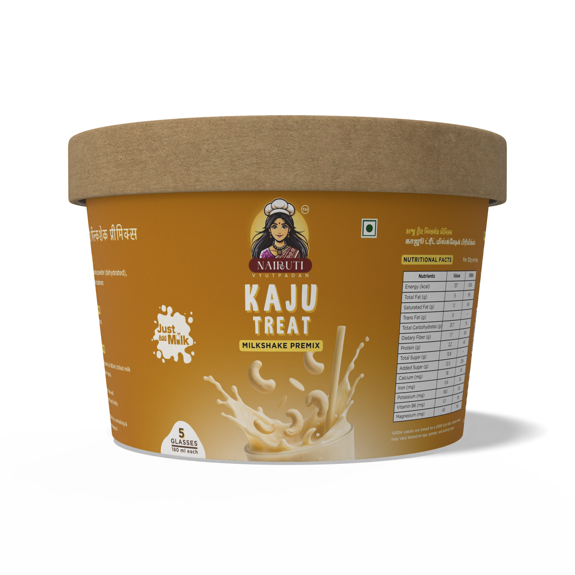 Milkshake Party Pack Combo | Badam, Elaichi, Kaju & Cocoa Drink Mix
