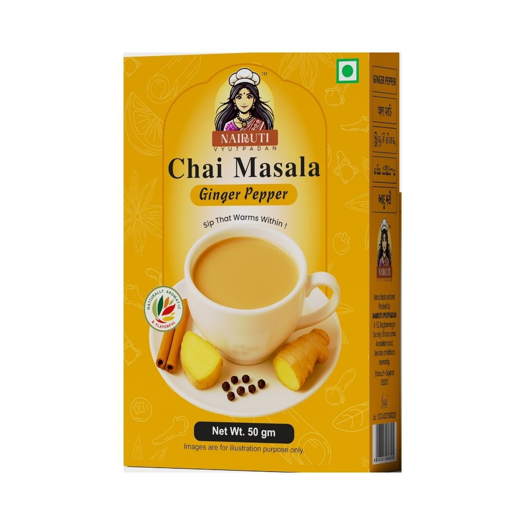 Chai Masala – Ginger Black Pepper Flavor