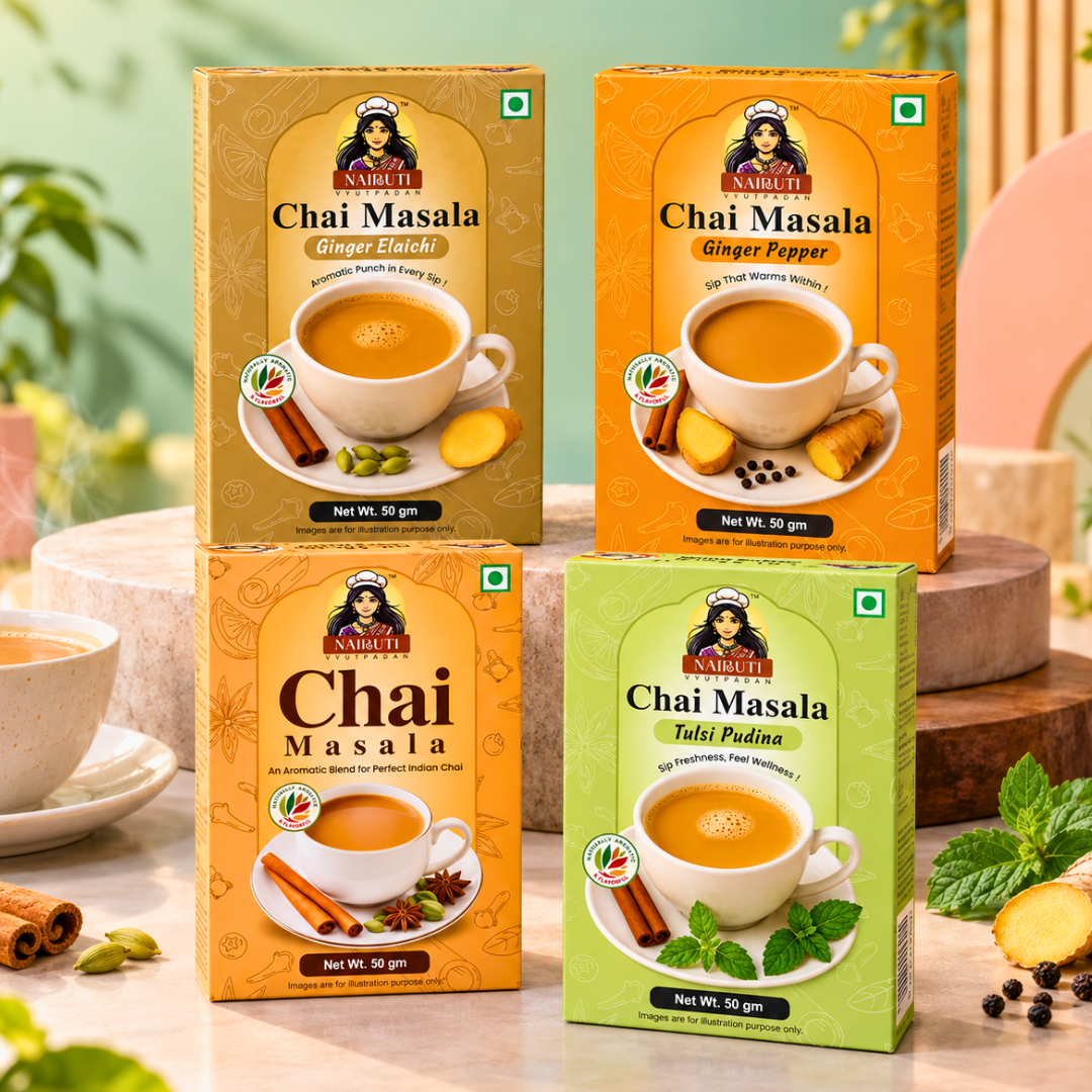 Chai Taster | All 4 Chai Masalas | 50g each