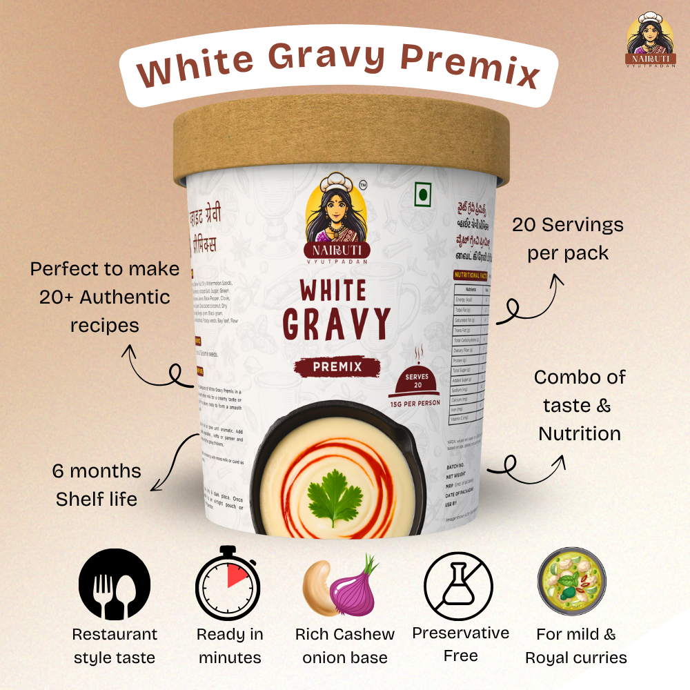 White Gravy Premix | Instant Curry Base Mix