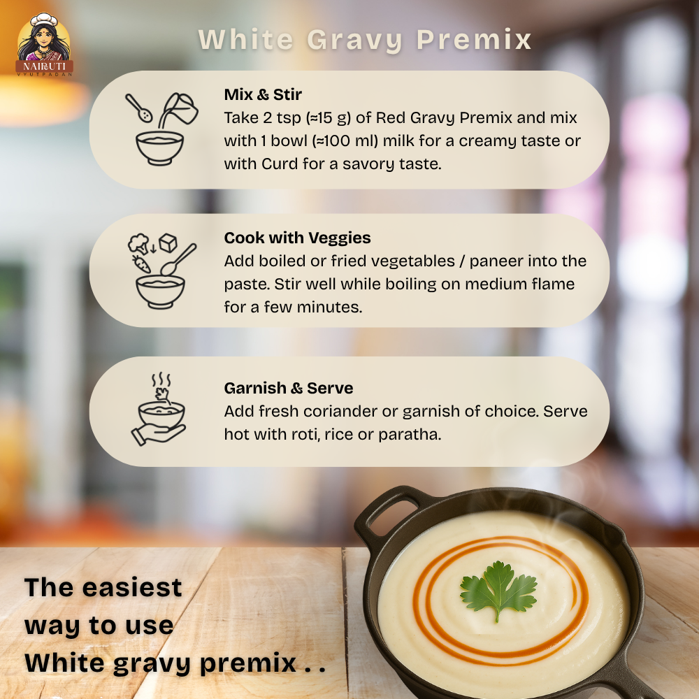 White Gravy Premix | Instant Curry Base Mix