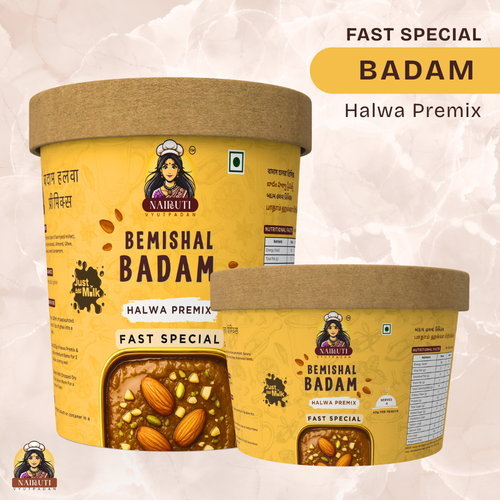 Badam Halwa Premix Fast Special | Instant Almond Dessert Mix