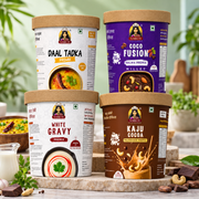 Celebration Variety Premix Box - White Gravy, Daal Tadka, Kaju Cocoa Milkshake and Coco Millet Halwa