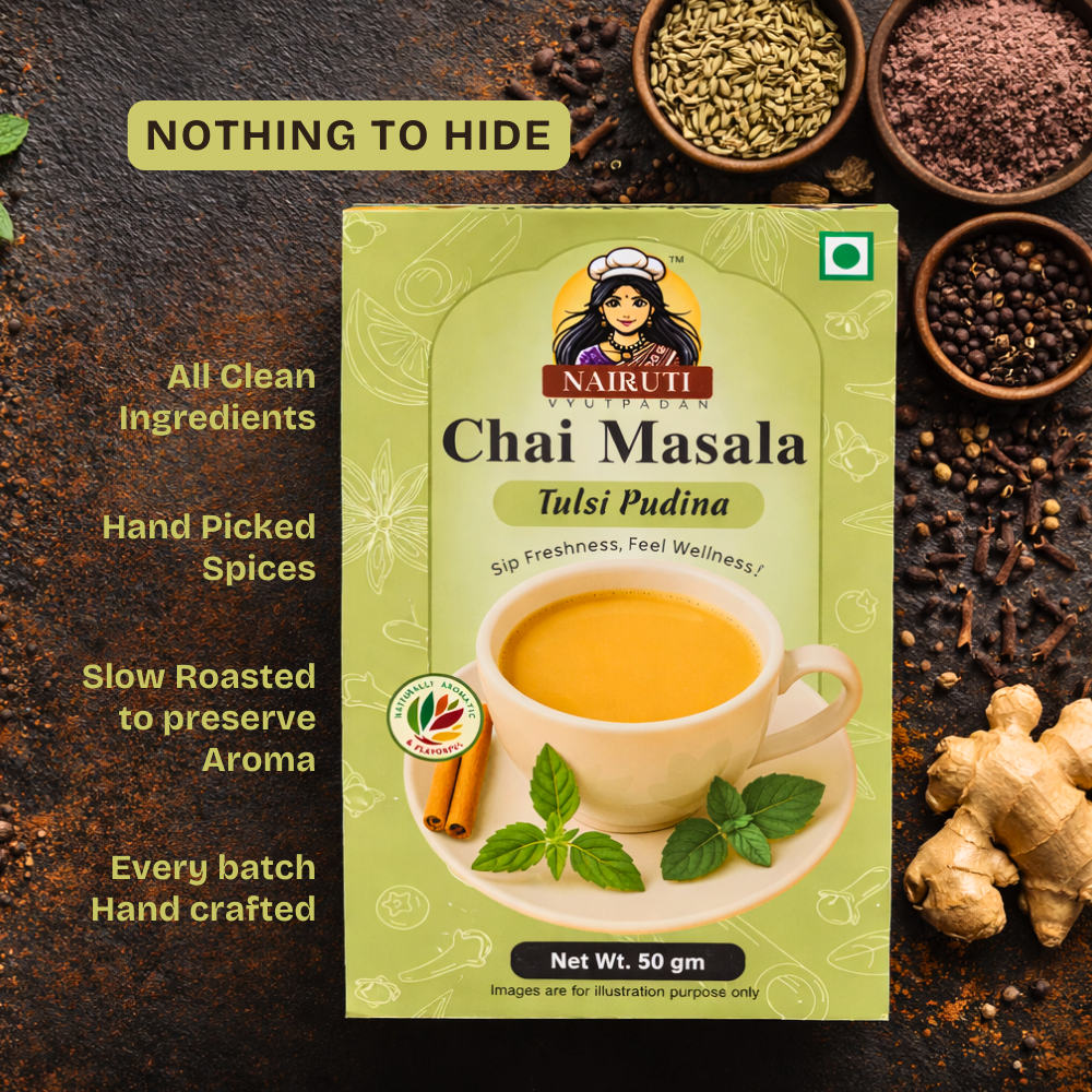 Tea Masala – Tulsi Mint Flavor