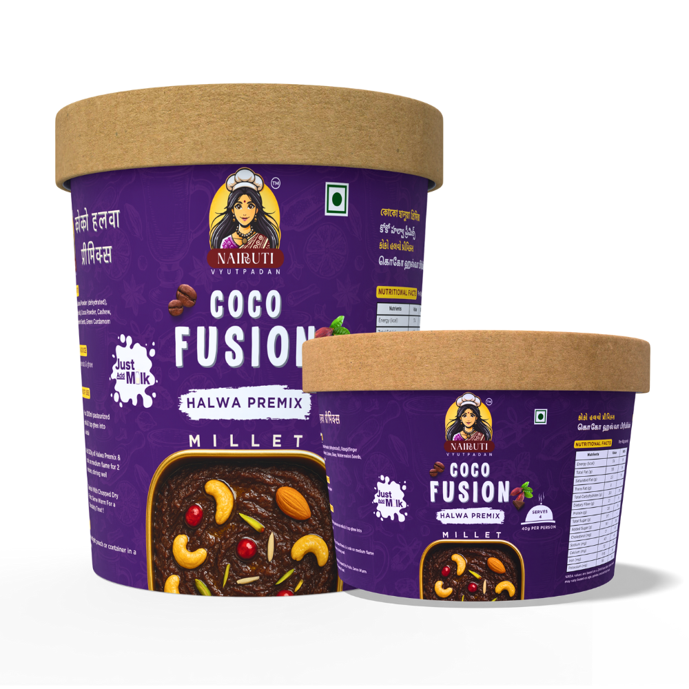 Coco Millet Halwa Premix | Chocolate Halwa Ready in Minutes