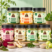 Complete Everyday Superfood Shelf seven jar combo