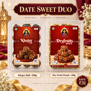Date Sweet Discovery Duo – Khajur Roll 200g and Dry Fruits Punch 200g