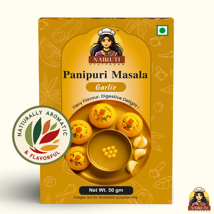 Garlic Pani Puri Masala | Spicy & Chatpata Golgappa Pani Mix
